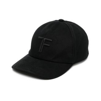 Tom Ford Hats & Caps, male, Black, L, Canvas Cap