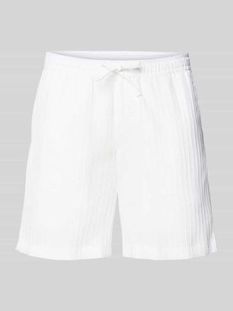 Jack & Jones Jack & Jones Regular Fit Shorts mit Strukturmuster Modell JAIDEN MASSIMO in Weiss, Gr&ouml;&szlig;e XXL