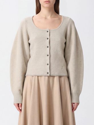 Jacquemus Cardigan slim fit in lana e cashmere con maniche a palloncino