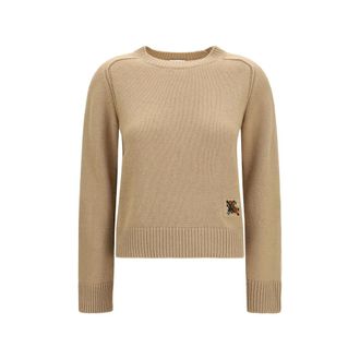 Burberry Beige Crew Neck Sweater