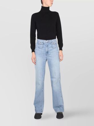 Ballantyne ribbed turtleneck jumper