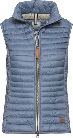 Camel Active Gewatteerd Vest - Heren - Bodywarmers - Blauw - 2XL - Leer - Jassen