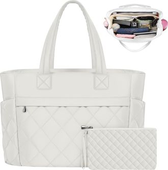 Generic Computer Bag | Compartmented Business Work Computer Bag - Large Capacity Case Purse for Travel Commute Daily Home School Workplace Meeting College Out