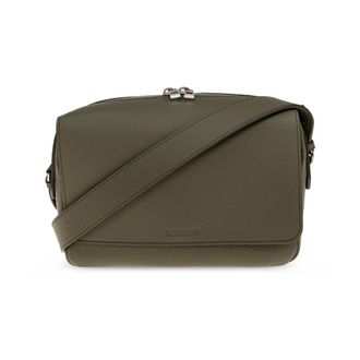 Jacquemus Leren Crossbody Tas - Heren - Tassen - Groen - Maat: ONE Size Katoen