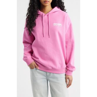 Rip Curl Surf Puff Print Graphic Hoodie in Super Pink at Nordstrom, Size Xx-Small