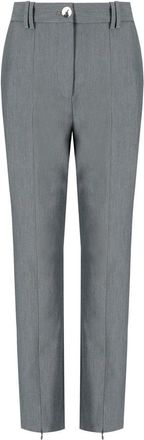 Ganni PANTALONE GRIGIO MELANGE GANNI