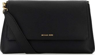 Michael Kors Nessa Large Leren Crossbodytas - Dames - Schoudertassen - Zwart - ONE Size - Leer - Tassen