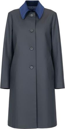 C&acirc;llas Milano Alaine Water resistant canvas coat in Navy at Nordstrom, Size 10 It
