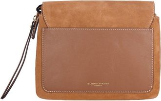 Gianni Chiarini Womens Shoulder Bag Three Caramel Suede
