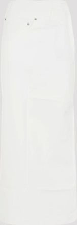 Loewe Maxi Skirts, female, White, XS, Deconstructed Skirt