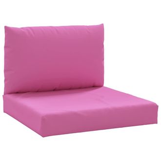 vidaXL Cojines Para Pal&eacute;s 2 Unidades Tela Oxford Rosa Vidaxl