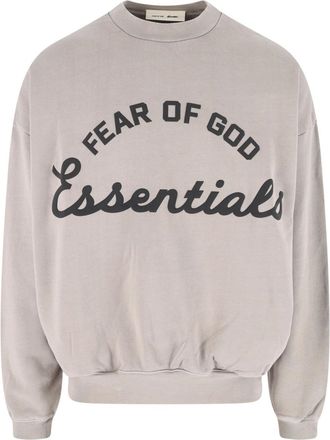 Fear of God Grey Relaxed Fit Printed Logo Sweatshirt