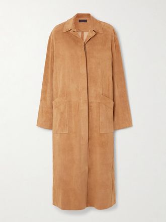 Stouls Cappotto In Camoscio Corleone - Marrone