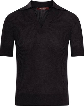 Max Mara ribbed T-shirt - Black