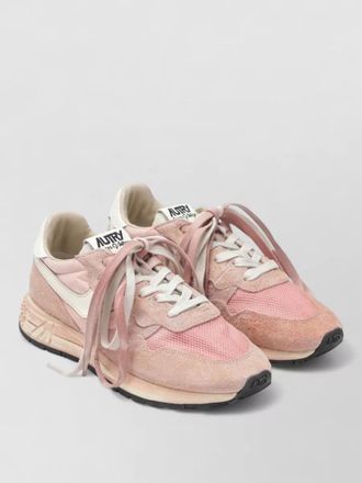 Autry sneakers suede accents rubber sole mesh