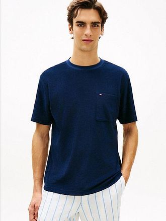 Tommy Hilfiger Towelling Relaxed Crew Neck T-Shirt