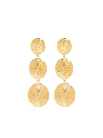 LIÉ STUDIO Ruby tiered earrings - Goud