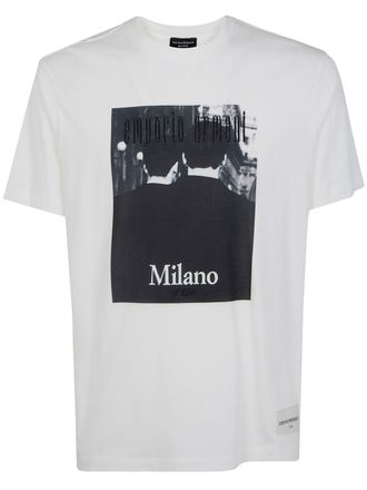 Emporio Armani T-Shirt Jersey Bianca