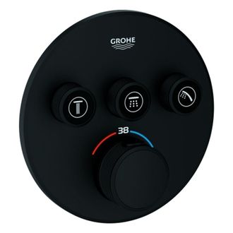 GROHE Termostato Grohtherm Smartcontrol 29508 3 Asv Fms Para 35604 Phantom Black, 29508kf0