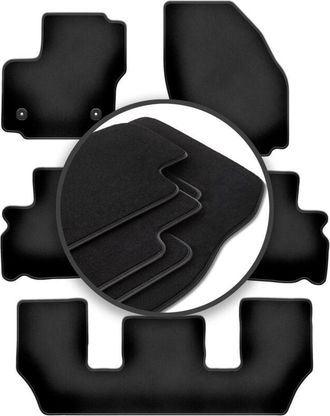 OEM Alfombrillas Premium Para Ford S-max Mk1 Fl 7 Plazas (2012-2015)