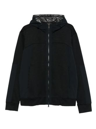 Paul & Shark Cotton And Nylon Zip-Up Hoodie