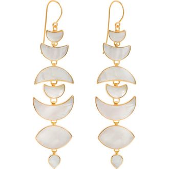 Freya Rose Warrioress Moon Drops in Gold at Nordstrom