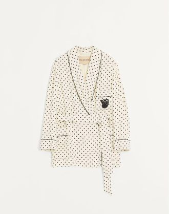 Valentino Caban In Supergran Stampa Plusdepois Donna BETULLA/NERO 36