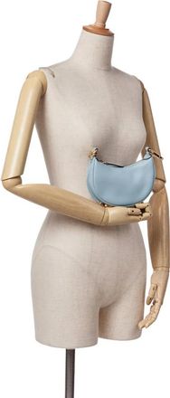 Fendi Hobo Bags - 2010-2024 Nano Leather Fendigraphy Hobo - Gr. unisize - in Blau - für Damen