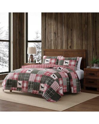 Eddie Bauer Buddy Patchwork Plaid Cotton Quilt Set