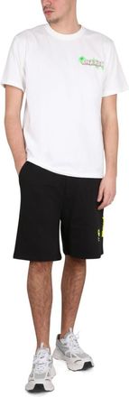 Barrow Black Logo Shorts