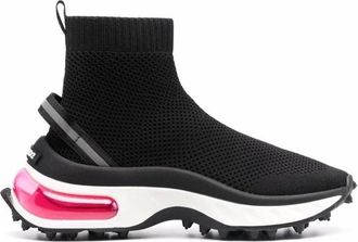 Dsquared2 Hoge sok-sneakers - Dames - Sneakers - Zwart - 35 EU - Schoenen