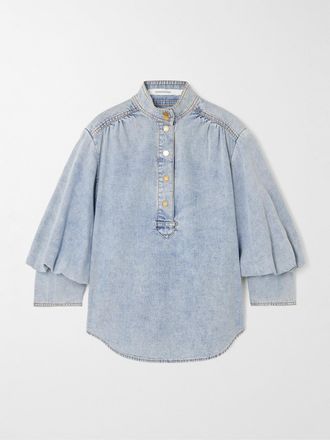 Zimmermann Blusa In Denim