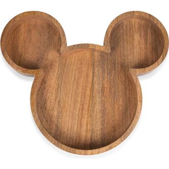 Picnic Time x Disney Mickey Mouse Wood Serving Tray in Brown at Nordstrom Rack