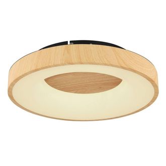 Netlighting Jolli Semi Ceiling Light Black LED Dimmable 2700 6000K Remote Control