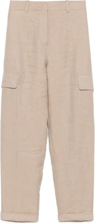 Eleventy Cargo in lino - Toni neutri