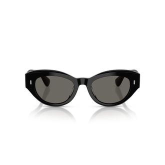 Oliver Peoples 0ov5615su Cat-Eye Sunglasses with Glossy Black Acetate Frame