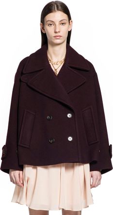Chloé Oversized Short Coat in Wool