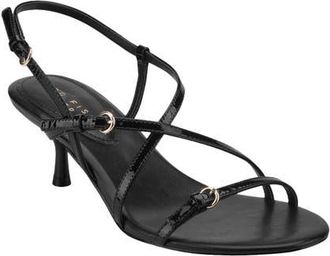 Marc Fisher Nylah Slingback Sandal in Black at Nordstrom, Size 6.5