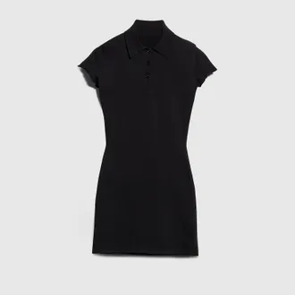 Gucci Fine Stretch Silk Dress, Black