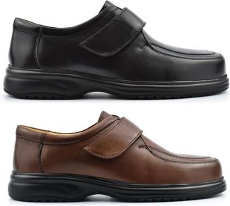 Generic Mens Wide Shoes Mens Casual Shoes Size 6 Boys Shoe Size 14 Lightweight Shoe Touch Fastening Wide Fit Real Leather Upper Extra Large Sizes Extra Large 