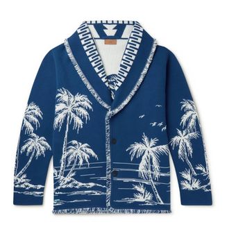Alanui Cashmere Knitwear, male, Blue, Size: XL maglieria e felpe Cashmere