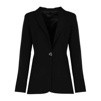 La Haine Inside Us Lw661 Blazer - Dames - Jassen - Zwart - Maat: S Leer