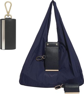 Generic Keytote The Compact,Multi-Functional Tote That Fits In Your Pocket,Shopping Bags Foldable,Lightweight,Foldable,Large Capacity for Travel Daily Errands