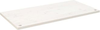 vidaXL Vidaxl - Tablero de escritorio madera maciza pino blanco 100x50x2,5 cm