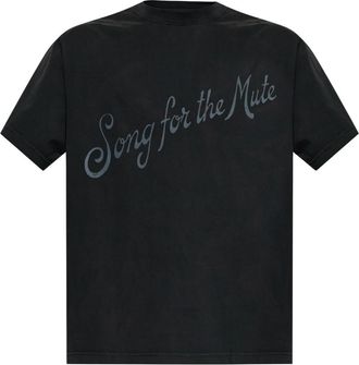 Song for the Mute T-shirt - Heren - T-shirts - Zwart - M - Katoen - Tops