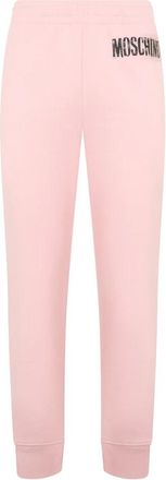 Moschino Broeken, Dames, Roze, XS, Katoen, Sportbroek met elastische tailleband