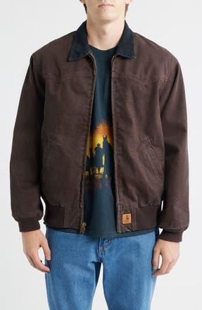 One Of These Days Canvas Zip-Up Ranch Jacket in Washed Brown at Nordstrom Rack, Size Small