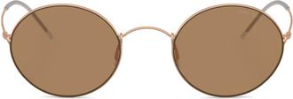 Giorgio Armani Occhiali da sole tondi - Marrone