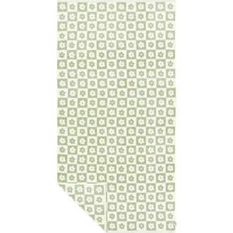 Slowtide Gigi Floral Cotton Bath Towel in Coastal Mist at Nordstrom