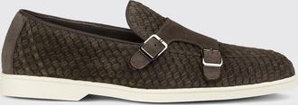 Doucal's Monk Strap Doucals in camoscio intrecciato